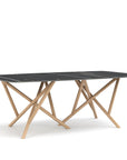 Copeland Baton Boat Shaped Stone Top Dining Table