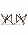 Copeland Baton Boat Shaped Stone Top Dining Table