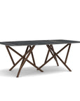 Copeland Baton Boat Shaped Stone Top Dining Table