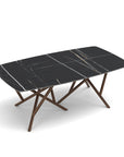 Copeland Baton Boat Shaped Stone Top Dining Table