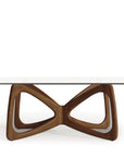 Copeland Butterfly Glass Top Dining Table