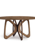 Copeland Butterfly Round Wood Top Dining Table
