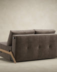 Innovation Living Cubed Full Size Sofa Bed With Wood Legs