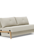 Innovation Living Cubed Queen Size Sofa Bed With Wood Legs