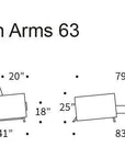 Innovation Cubed Queen Size Sofa Bed With Arms