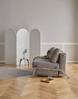 Innovation Cubed Queen Size Sofa Bed With Chrome Legs
