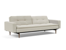 Innovation Dublexo Styletto Sofa Bed Dark Wood With Arms