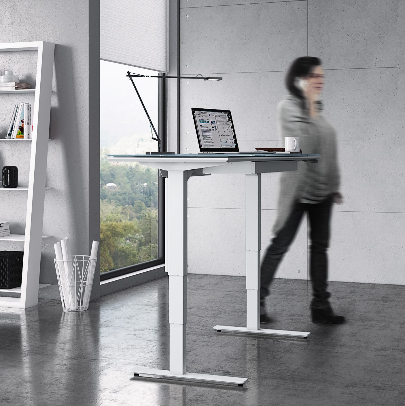 BDI Centro Lift Desk 6451