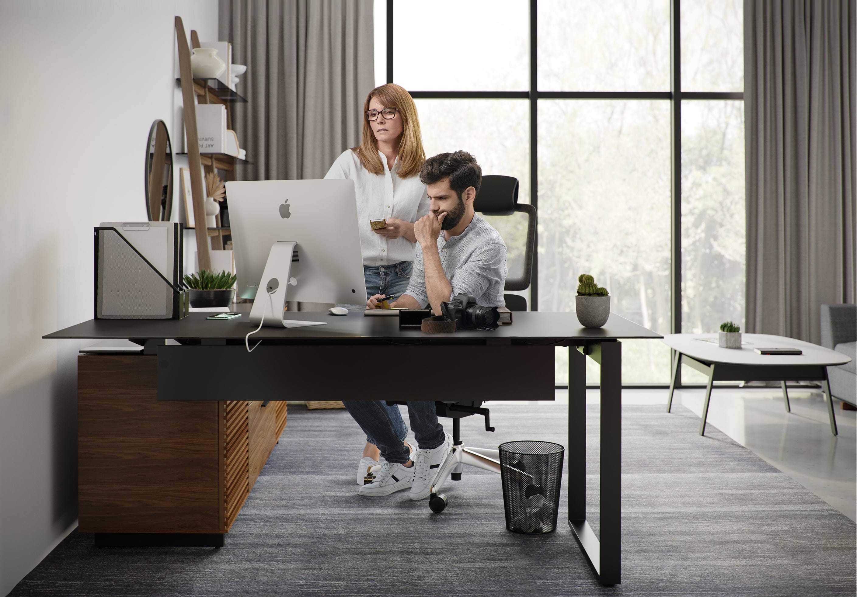 Corridor L Desk 6531 by BDI