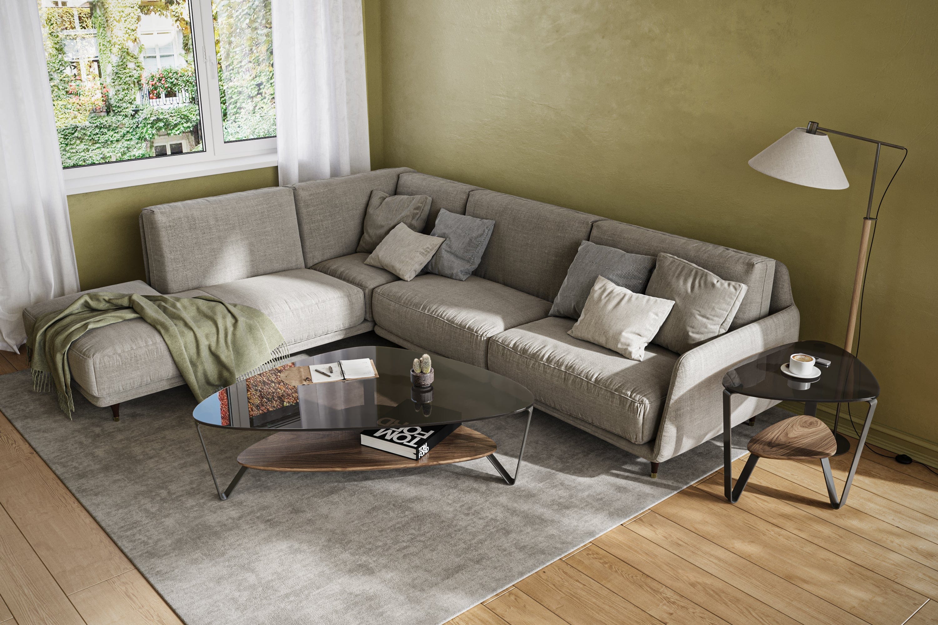 BDI Dino Large Coffee Table 1363 BDI Dino Large Coffee Table 1363