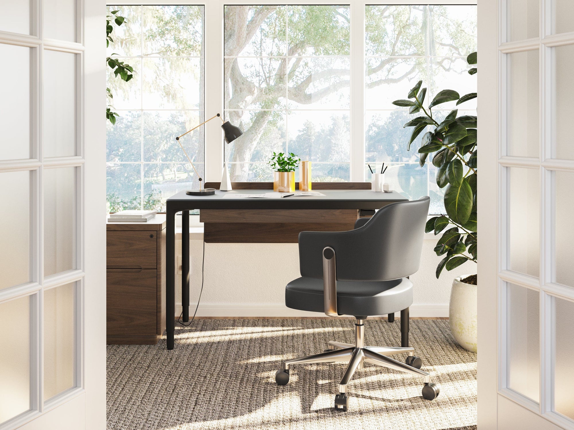 BDI Luma Compact Lift Desk 6761