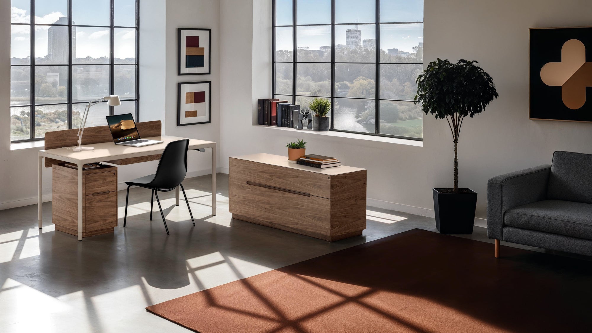 BDI Luma Lift Desk 6762
