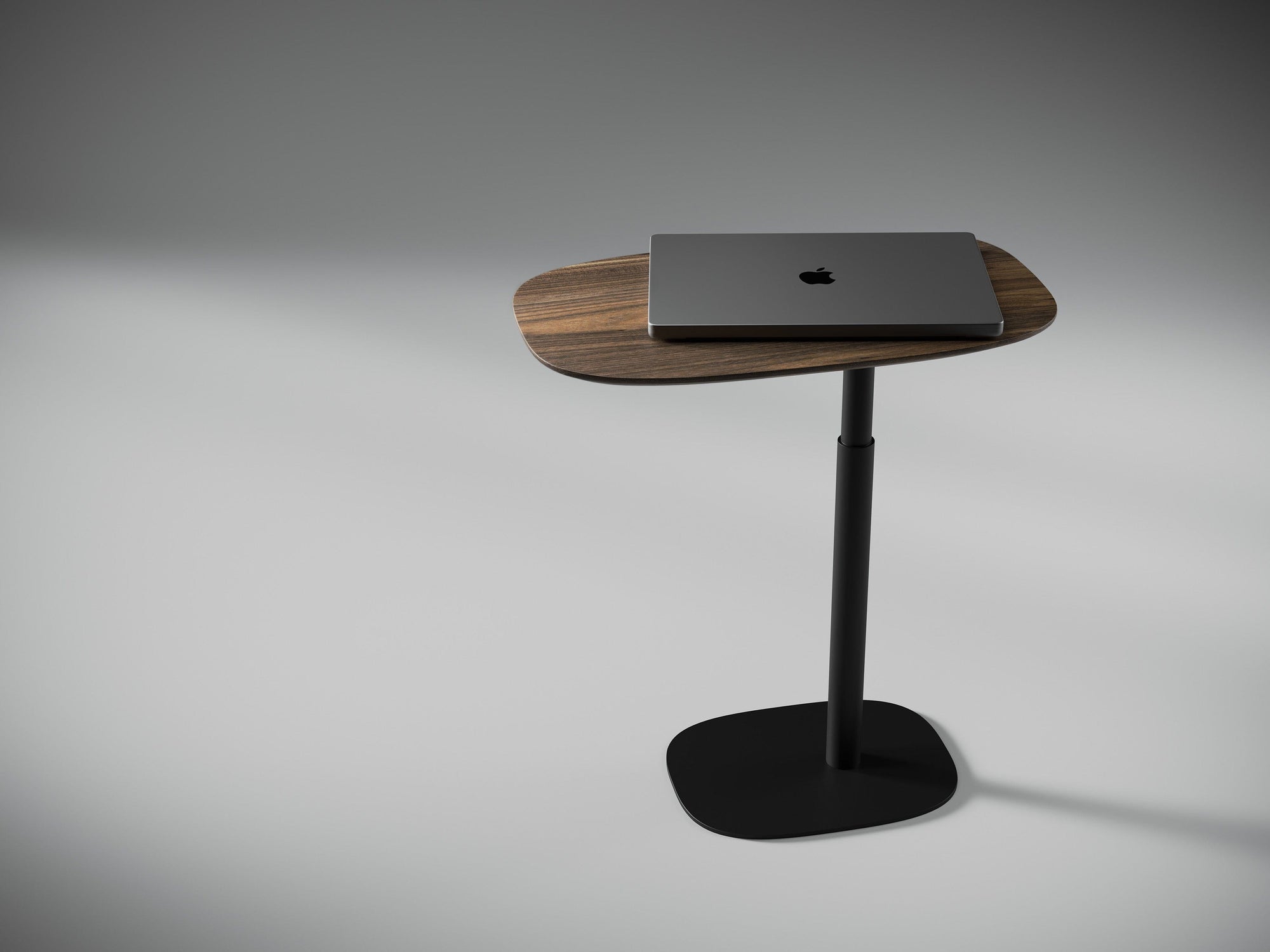 BDI Serif Wood Adjustable Side Table