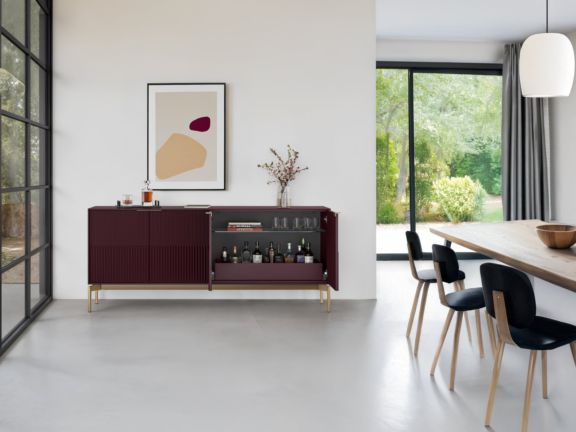 BDI Zig Storage Credenza 7649