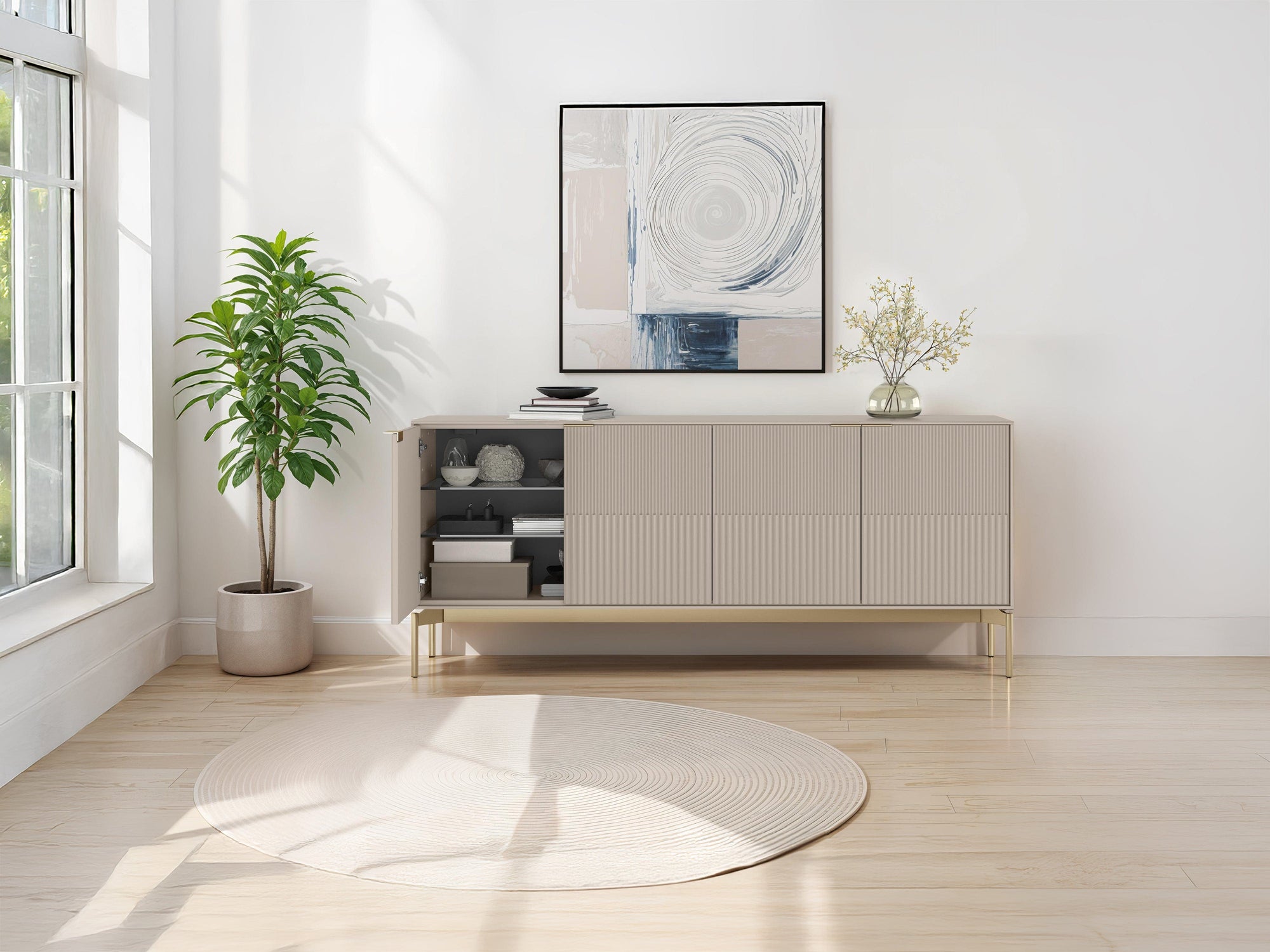 BDI Zig Storage Credenza 7649