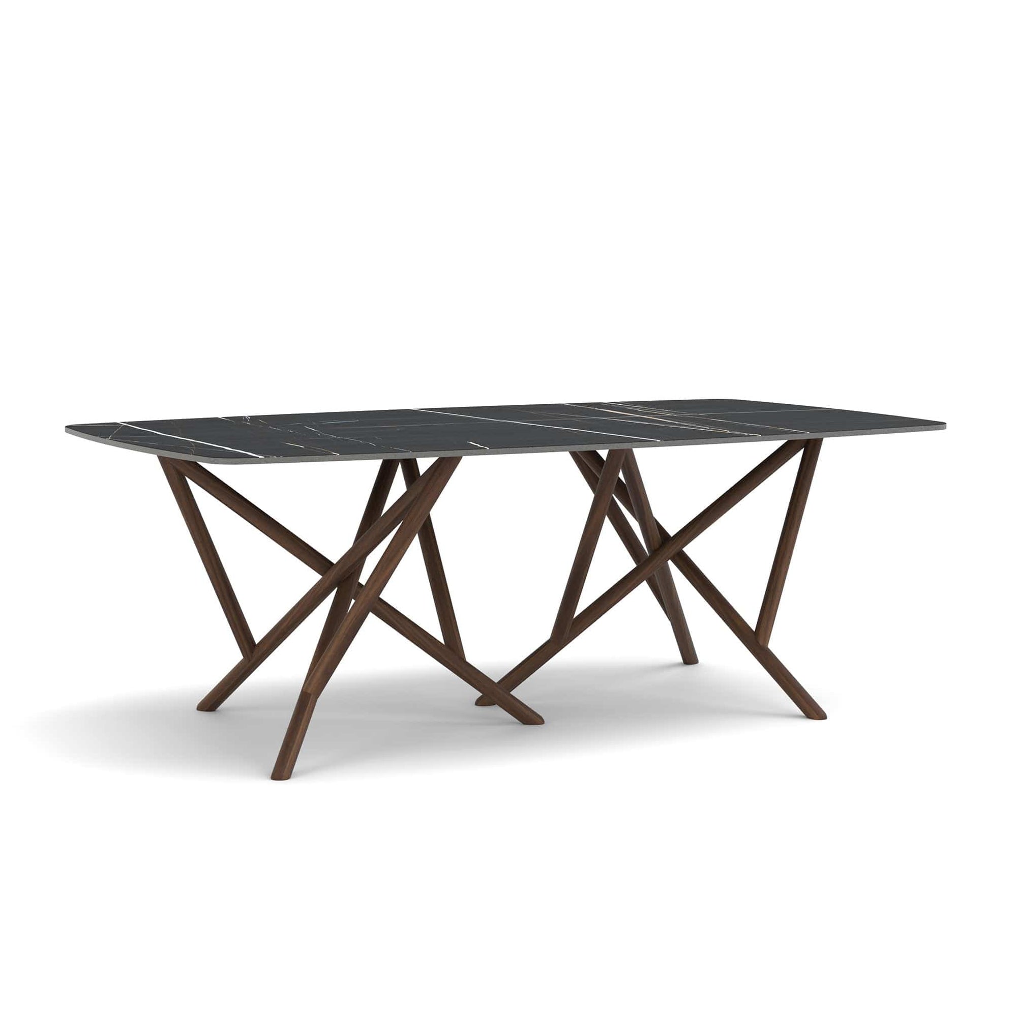 Copeland Baton Boat Shaped Stone Top Dining Table