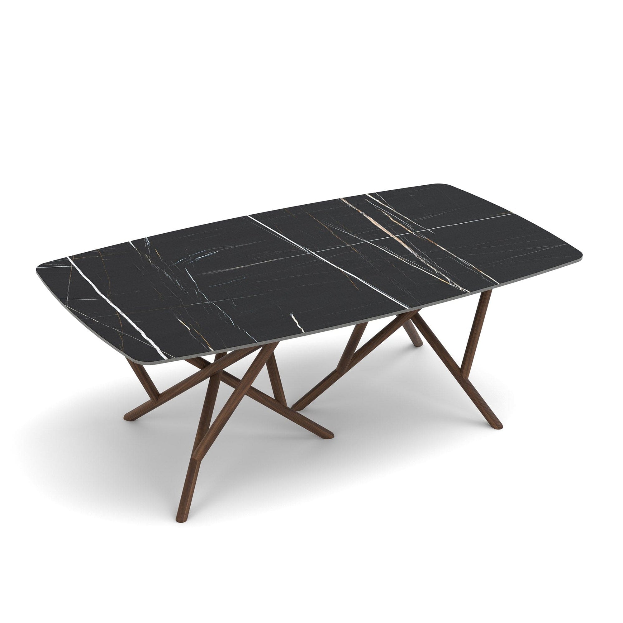 Copeland Baton Boat Shaped Stone Top Dining Table