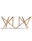 Copeland Baton Rectangular Stone Top Dining Table