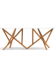 Copeland Baton Rectangular Stone Top Dining Table