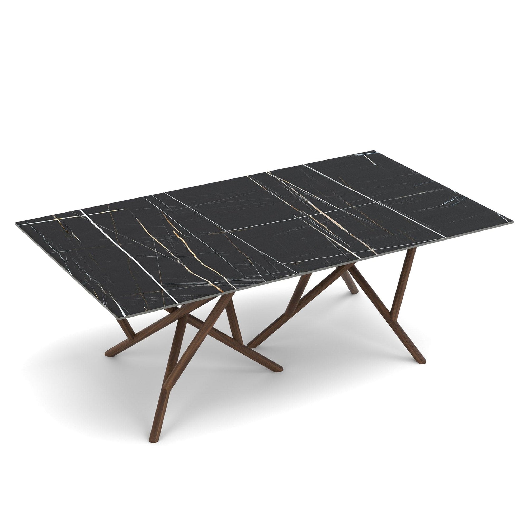 Copeland Baton Rectangular Stone Top Dining Table