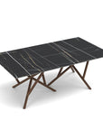 Copeland Baton Rectangular Stone Top Dining Table
