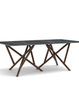 Copeland Baton Rectangular Stone Top Dining Table
