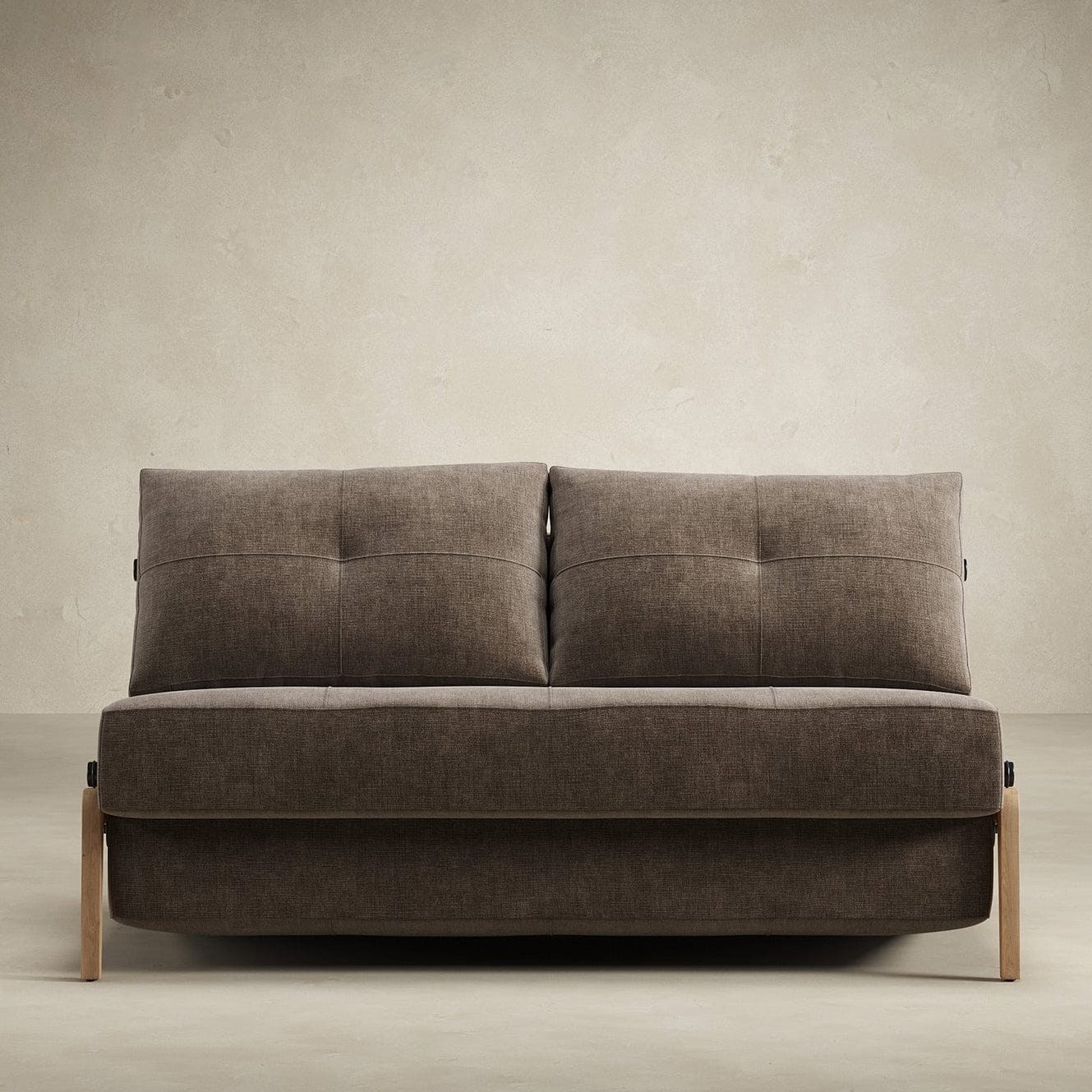 Innovation Living Cubed Full Size Sofa Bed With Wood Legs