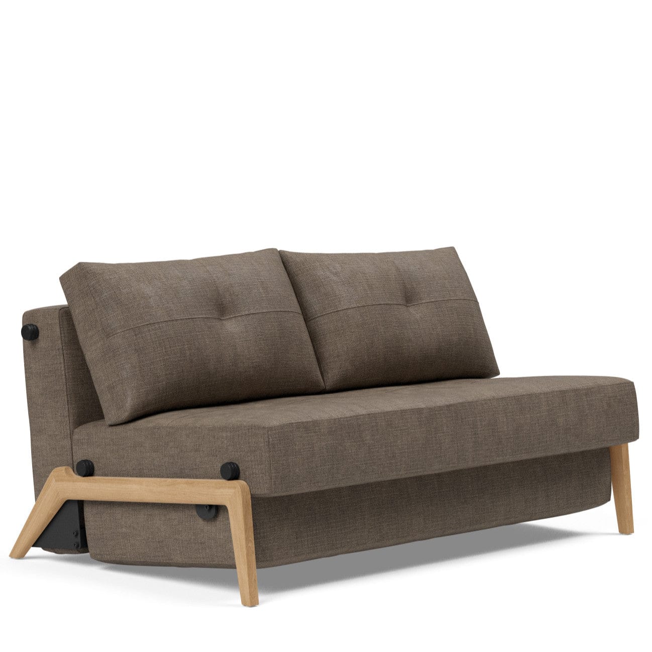Innovation Living Cubed Full Size Sofa Bed With Wood Legs