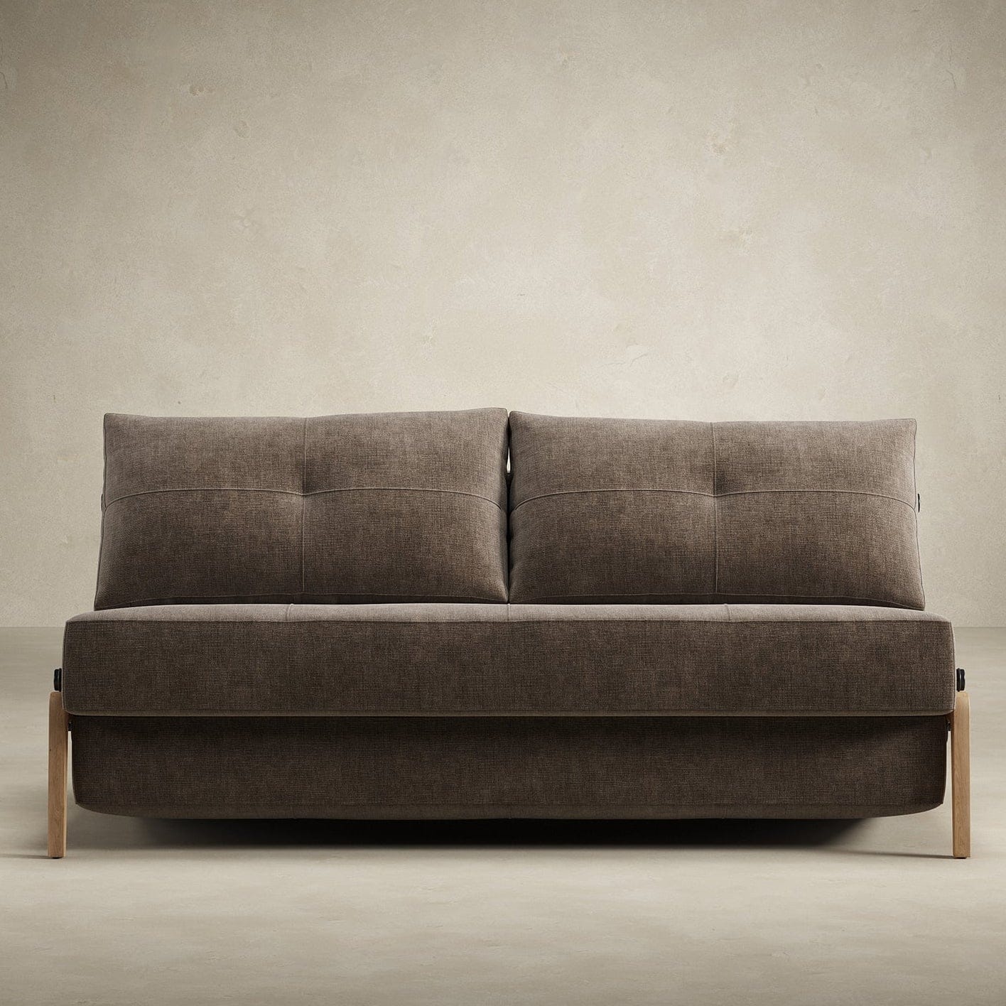 Innovation Living Cubed Queen Size Sofa Bed With Wood Legs