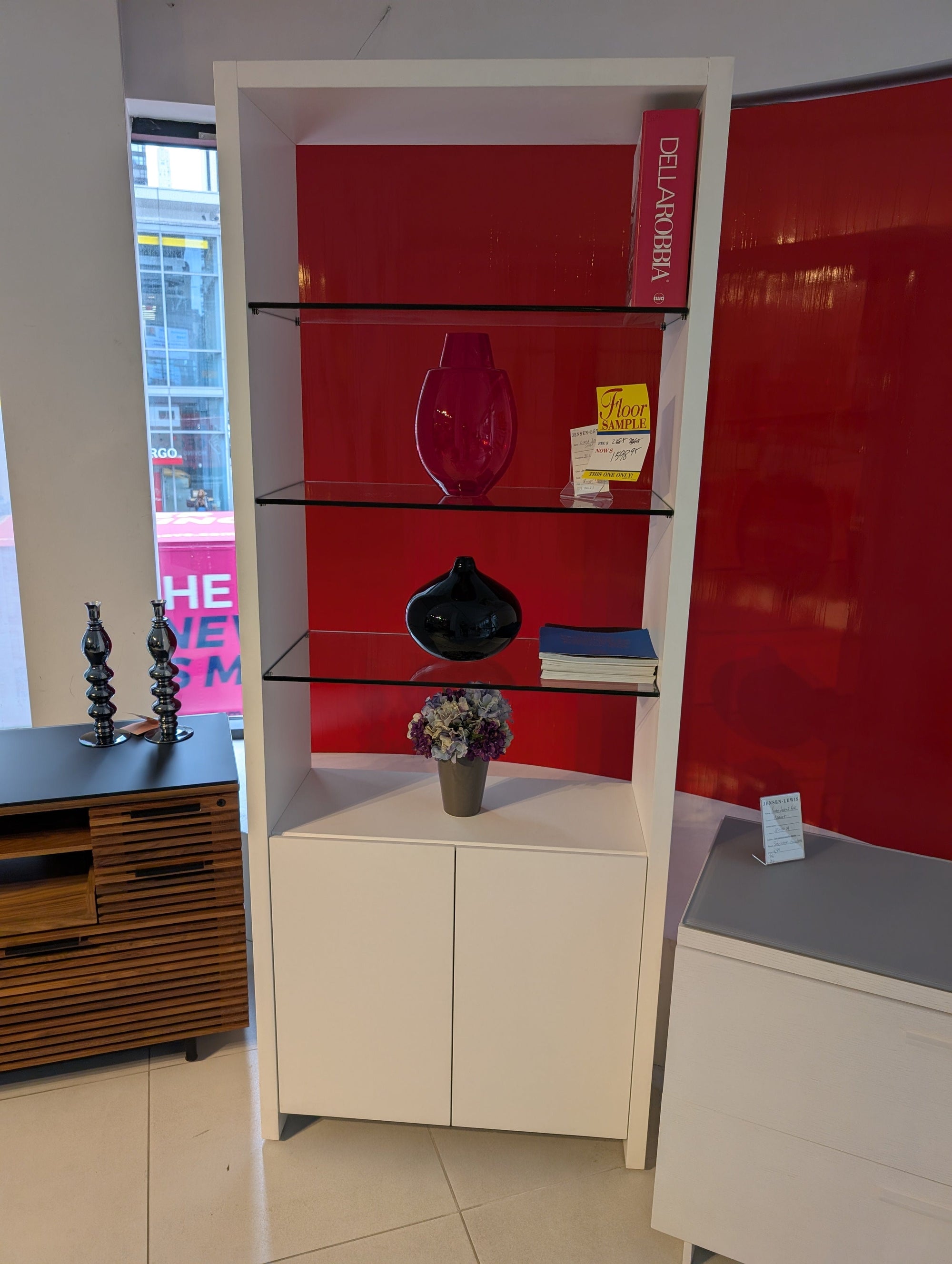 Jensen-Lewis BDI Linea Double Shelf 5802