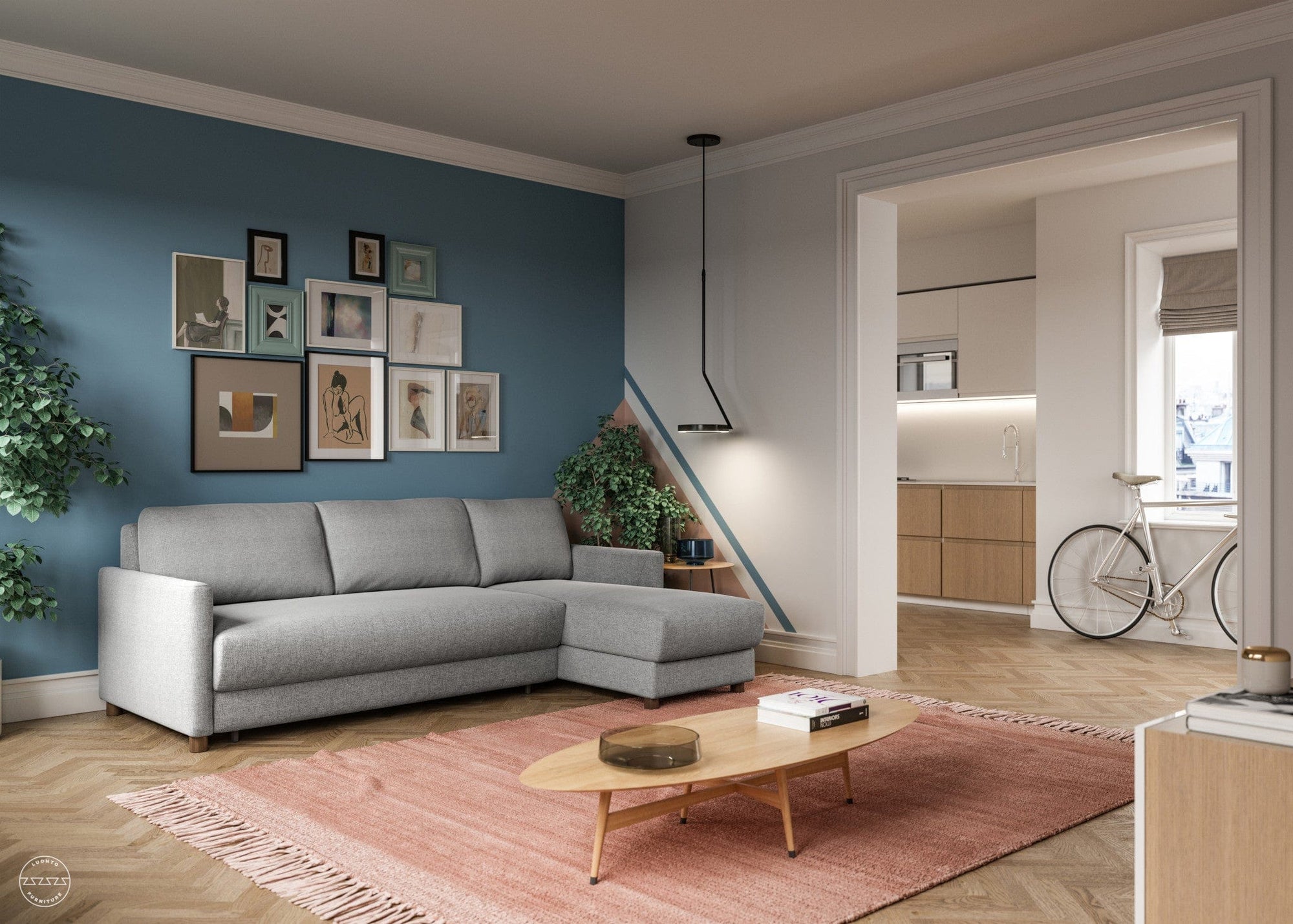 Luonto Pint Sectional Sleeper Sofa