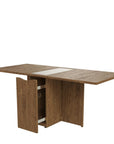 Skovby 101 Drop Leg Storage Dining Table