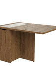 Skovby 101 Drop Leg Storage Dining Table