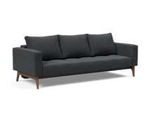 Innovation Cassius Quilt Dark Wood Sofa Bed