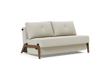 Innovation Cubed Full Size Sofa Bed With Dark Wood Legs