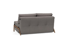 Innovation Cubed Full Size Sofa Bed With Dark Wood Legs