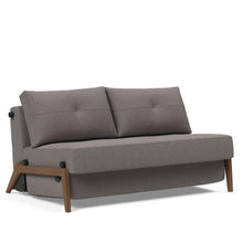 Innovation Cubed Full Size Sofa Bed With Dark Wood Legs