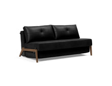 Innovation Cubed Queen Size Sofa Bed With Dark Wood Legs