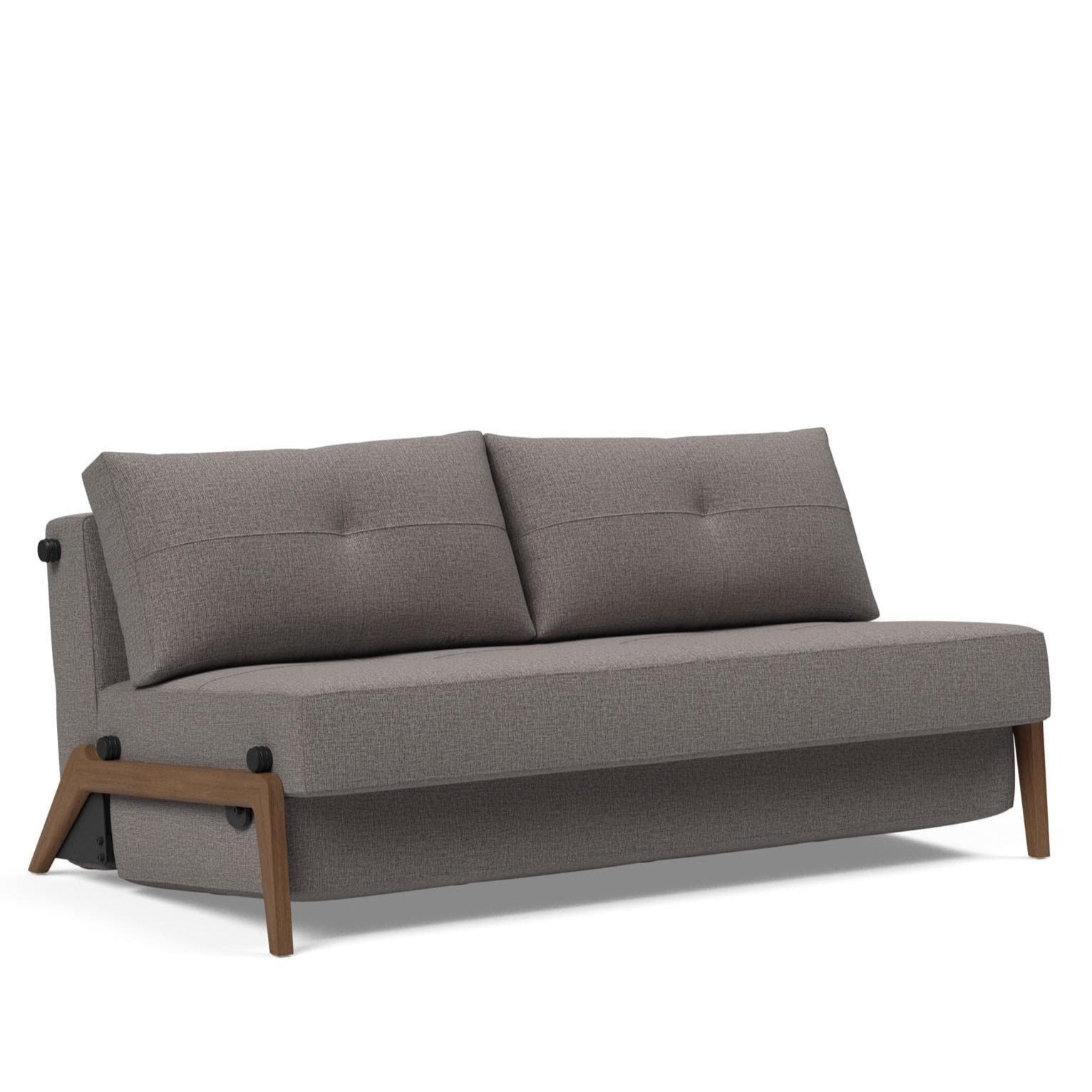 at fortsætte fredelig damp Innovation Cubed Queen Size Sofa Bed With Dark Wood Legs - New York |  Jensen-Lewis