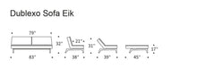 Innovation Dublexo Eik Sofa Bed Oak
