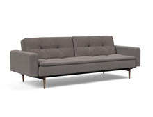 Innovation Dublexo Styletto Sofa Bed Dark Wood With Arms