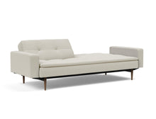 Innovation Dublexo Styletto Sofa Bed Dark Wood With Arms