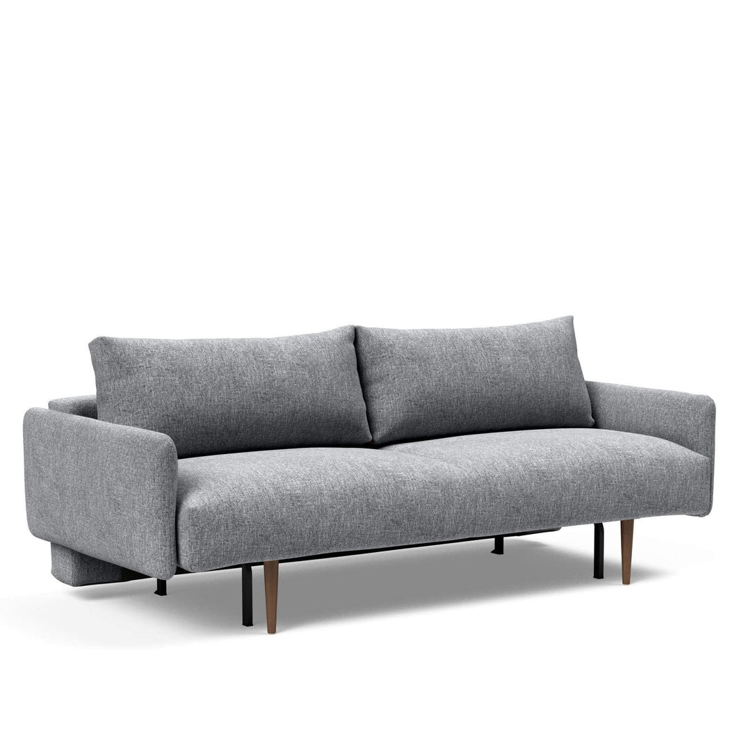 Innovation Frode Dark Styletto Sofa Bed Upholstered Arms
